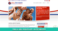 Desktop Screenshot of gazipasaairport-transfer.com